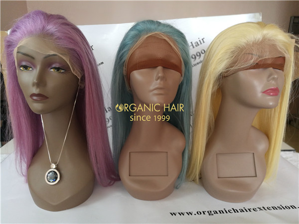 Natural color human hair full lace wig from Organic Hair in China,8 inch-30 inch available R6